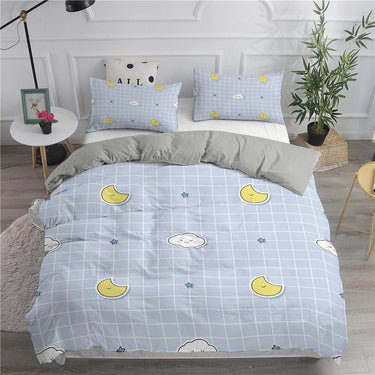 Meow & Purr Cat Bedding Set Duvet Covers KittyNook Cat Company F US Single (1 Pillow Case + 1 Bed Cover)